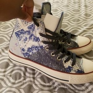 Denim patchwork Chucks/All-stars
